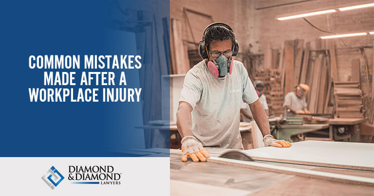 Common Mistakes Made After a Workplace Injury