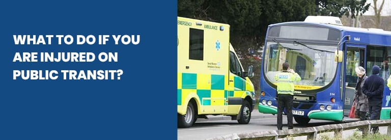 What to Do If You Are Injured on Public Transit